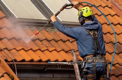 Démoussage et hydrofuge de toiture au Subdray